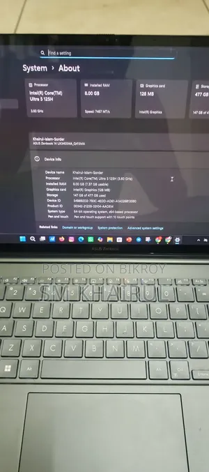 ল্যাপটপ ASUS ZenBook UX303UA 8GB Intel Core Ultra 5 SSD 512GB