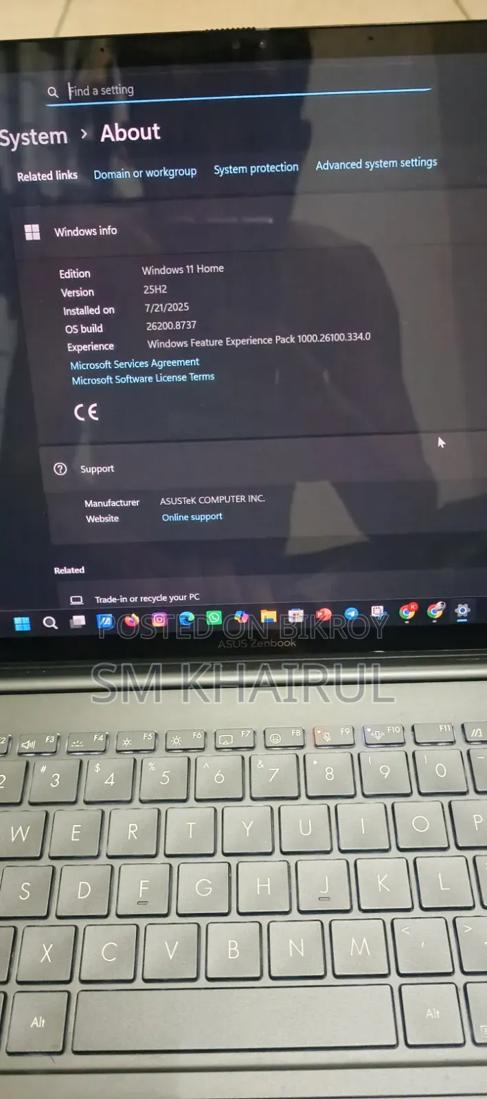 ল্যাপটপ ASUS ZenBook UX303UA 8GB Intel Core Ultra 5 SSD 512GB