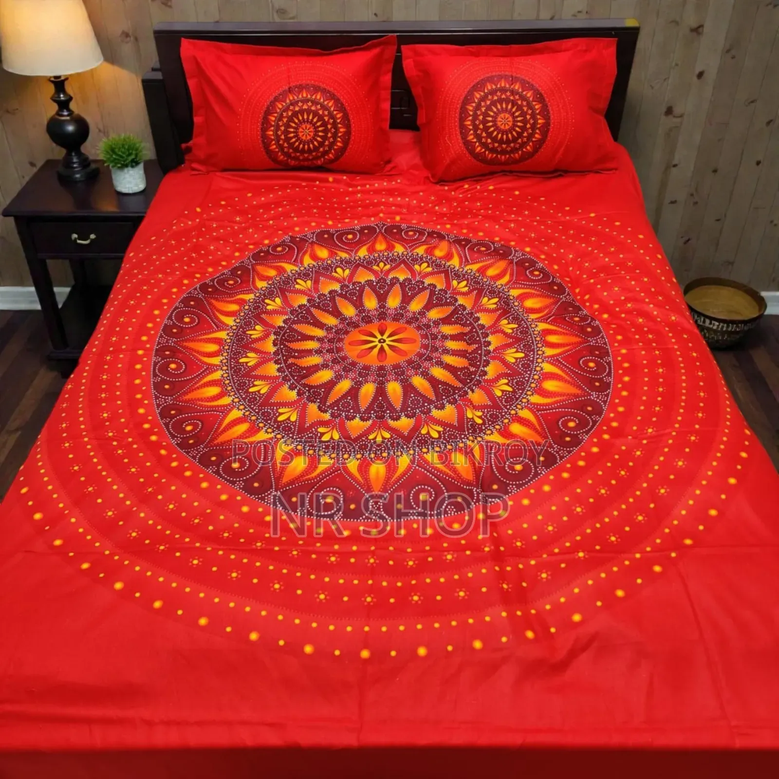 Soft Panel Cotton Bed Sheet Set