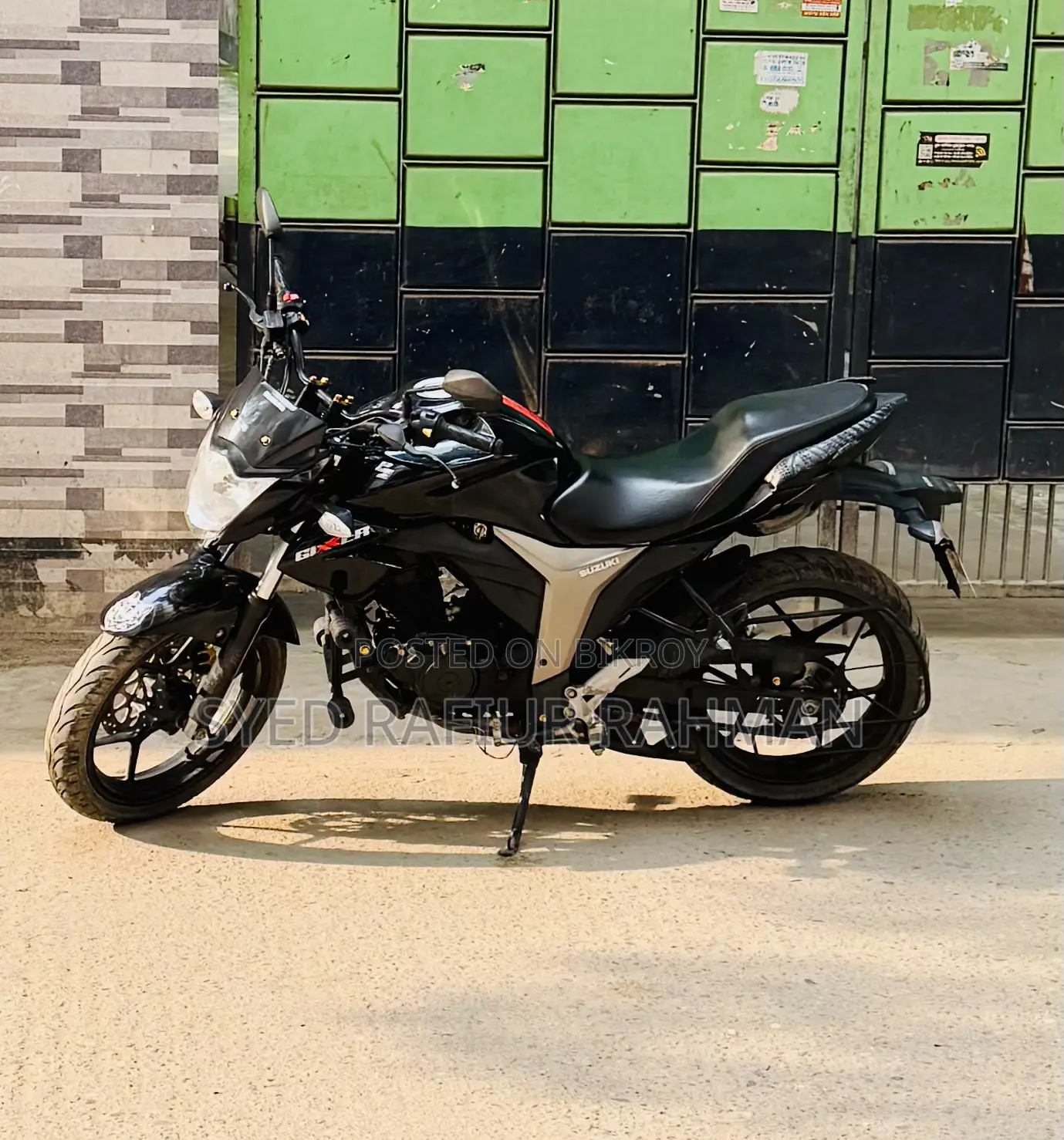 New Suzuki Gixxer Monotone 2024 Black
