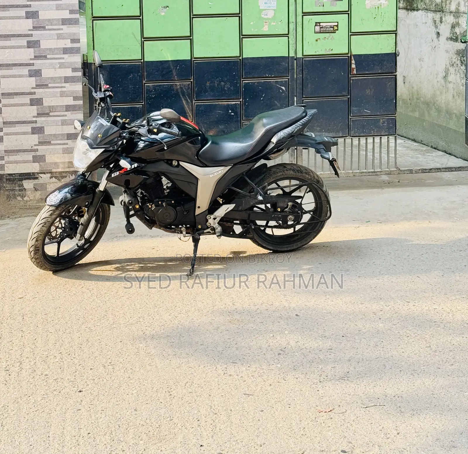 New Suzuki Gixxer Monotone 2024 Black