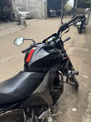 New Suzuki Gixxer Monotone 2024 Black