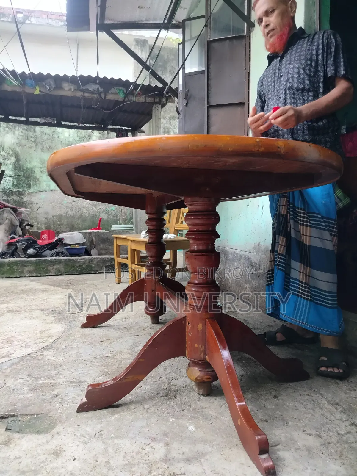 মজবুত কাঁঠাল কাঠের ডাইনিং টেবিল বিক্রি হবে