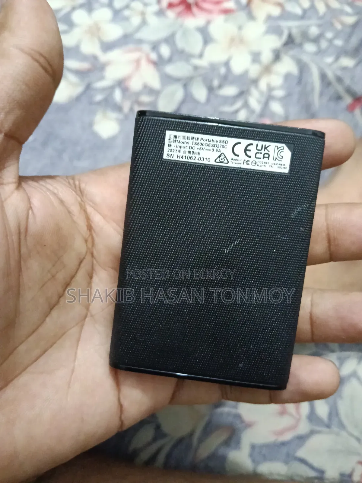 Transcend ESD270C 500GB Portable External SSD USB Type-C High-Speed