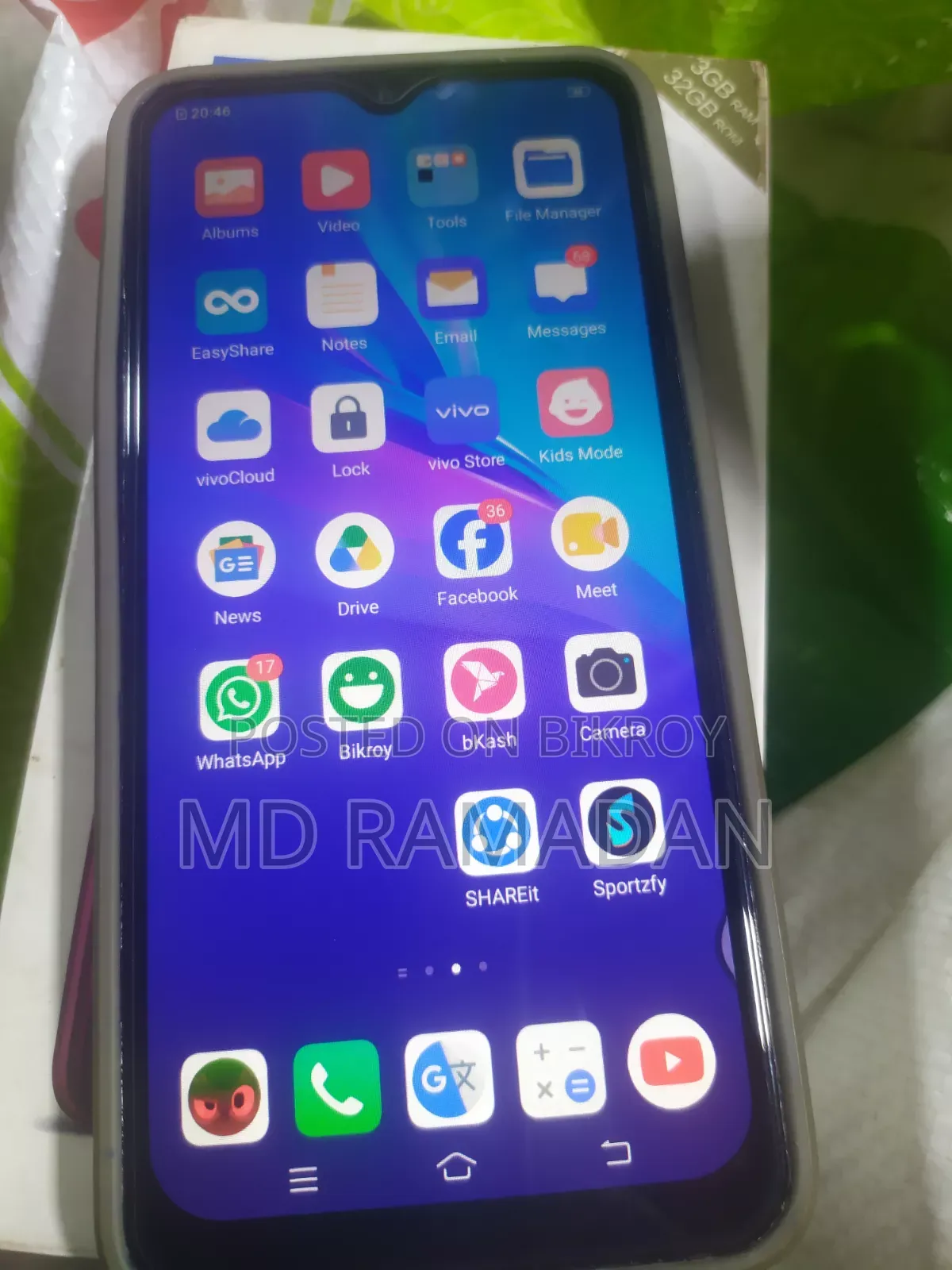 Vivo Y11 32 GB Blue
