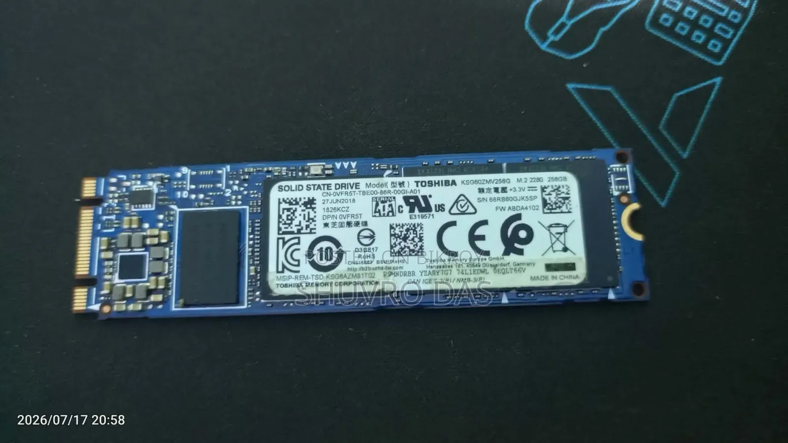 256GB SATA M.2