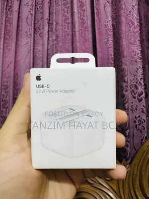 অ্যাপল ২০ওয়াট ইউএসবি-সি পাওয়ার অ্যাডাপ্টার (অরিজিনাল)