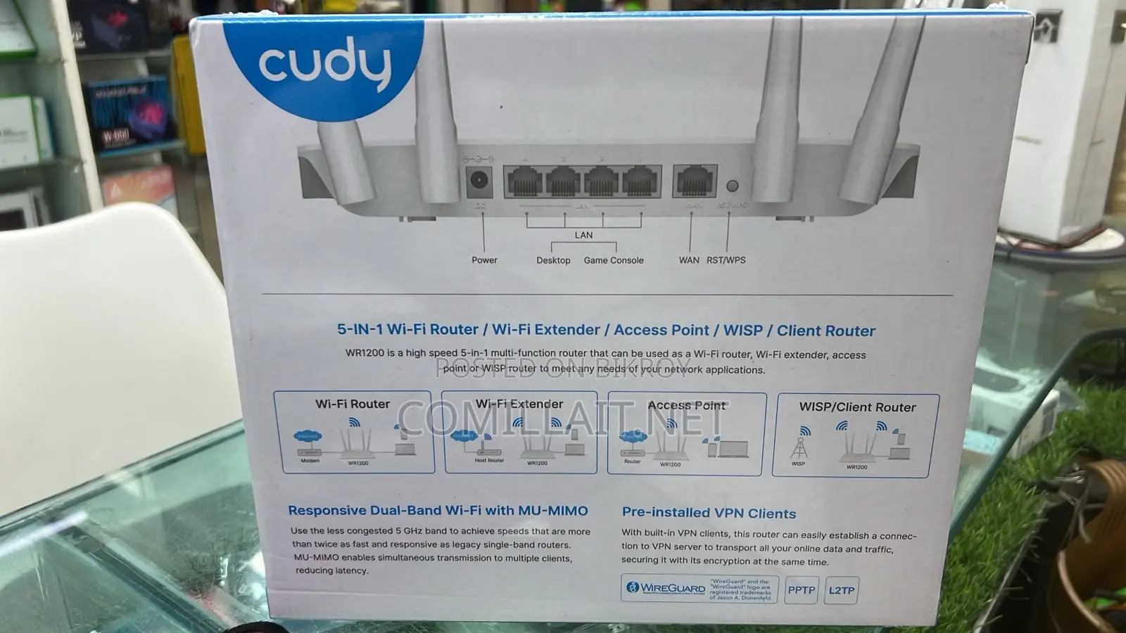 Cudy WR1200 AC1200 ডুয়াল ব্যান্ড