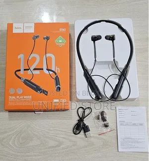 Hoco ES62 Wireless Neckband - 120 Hours Battery Backup (Brand New)