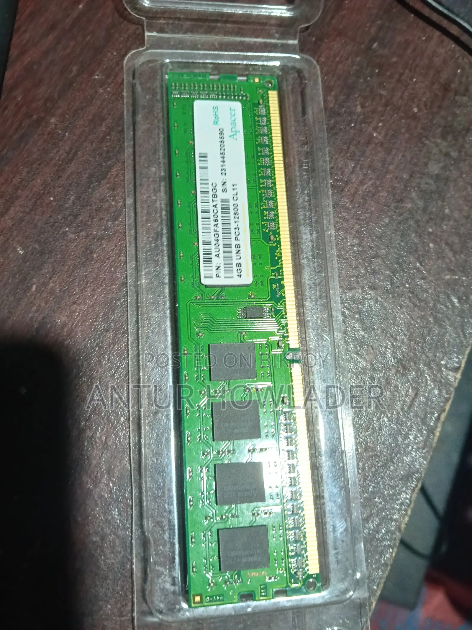DDR3 4GB RAM 1600MHz