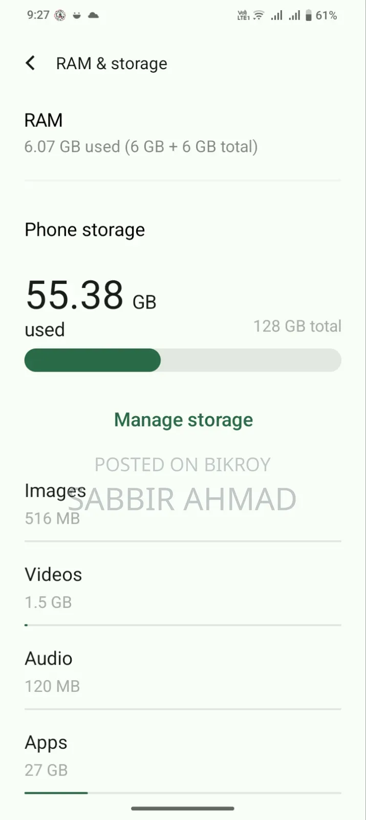 Vivo Y17 128 GB Gray