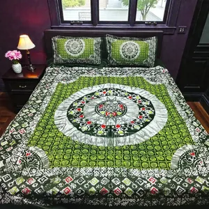 Premium Panel Cotton Bed Sheet Cotton Fabric