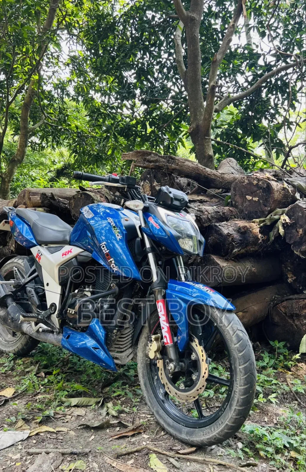 TVS Apache 160 4V 2023 Blue