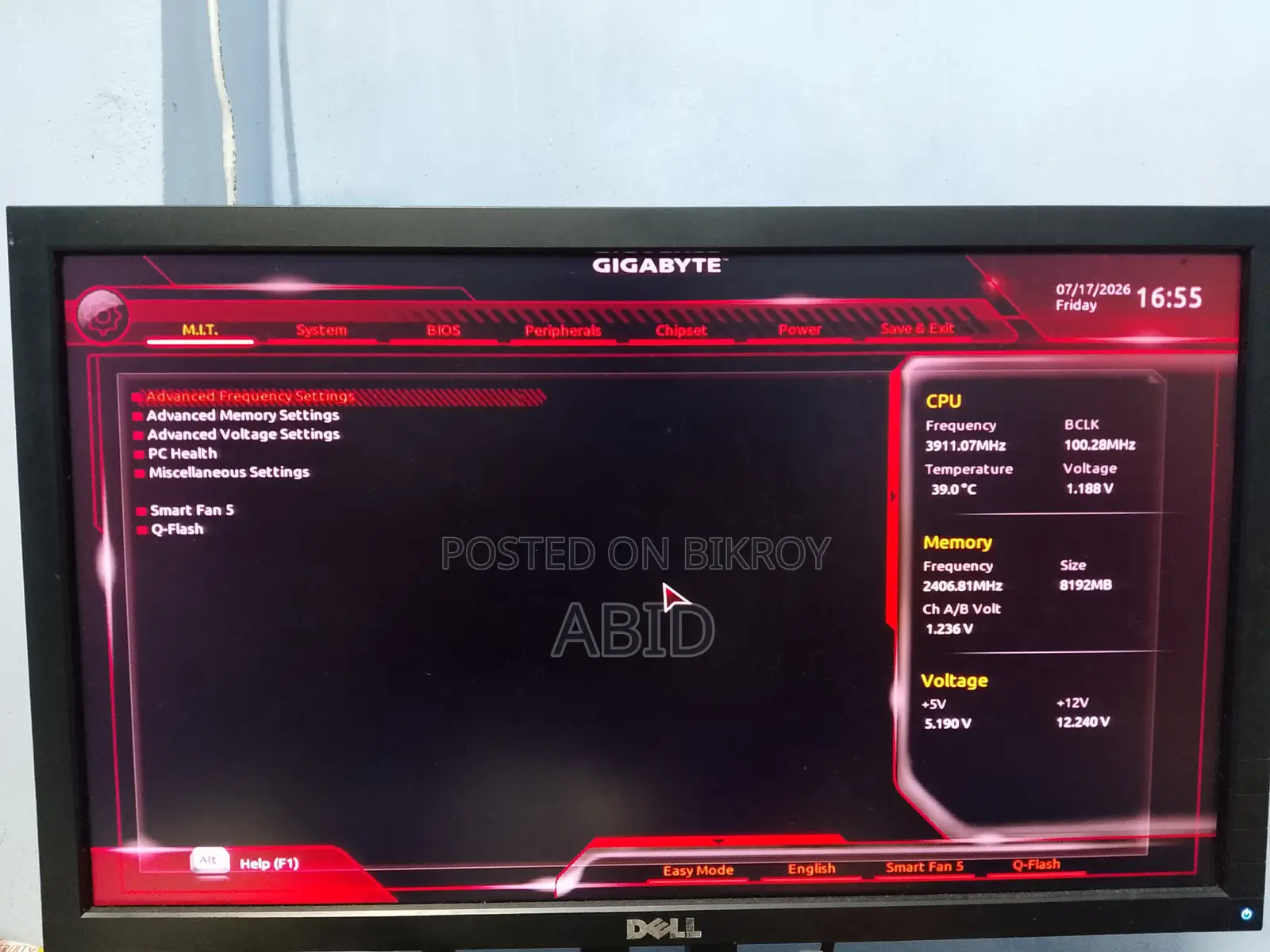 Desktop Computer Gigabyte 8GB AMD Ryzen 5 HDD 1T