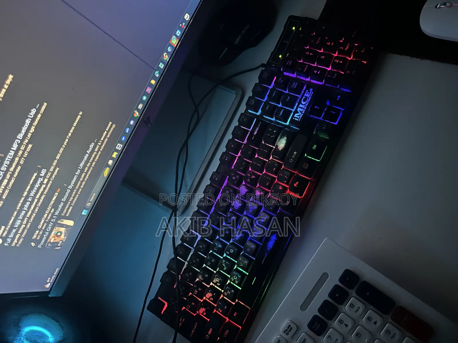 Imice Gaming RGB Keyboard Mouse Combo
