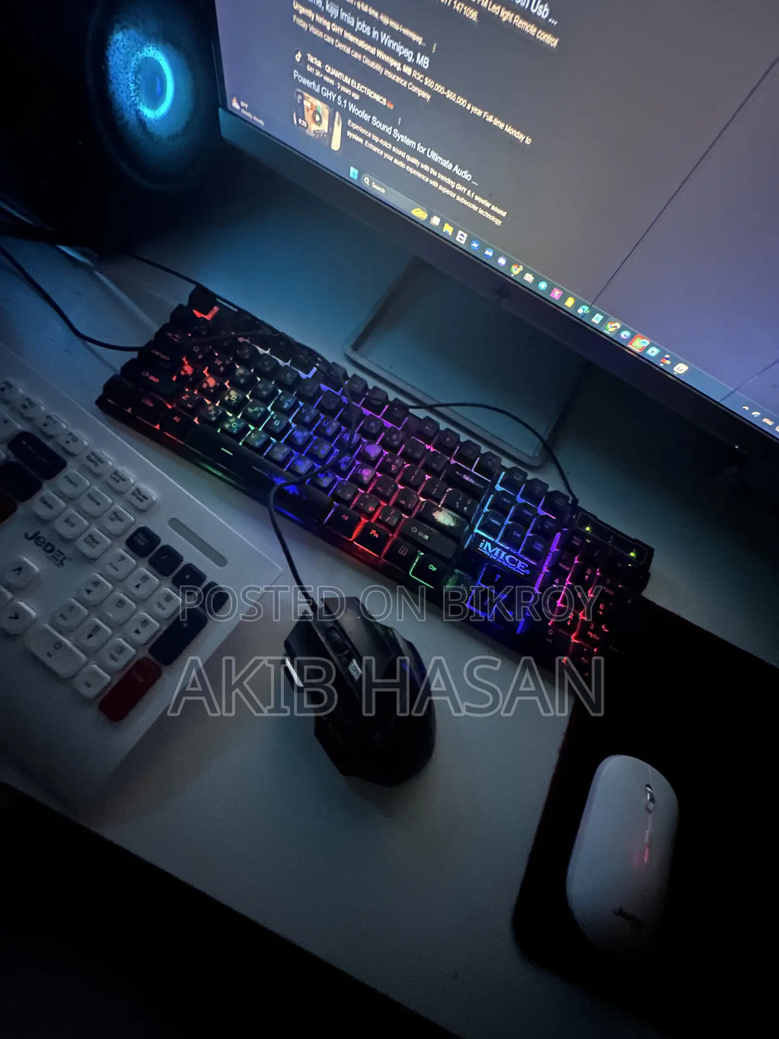 Imice Gaming RGB Keyboard Mouse Combo