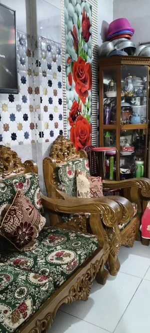Custom-made Teak Wood Sofa