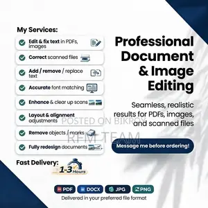 Any Document Text Editing Font Matching