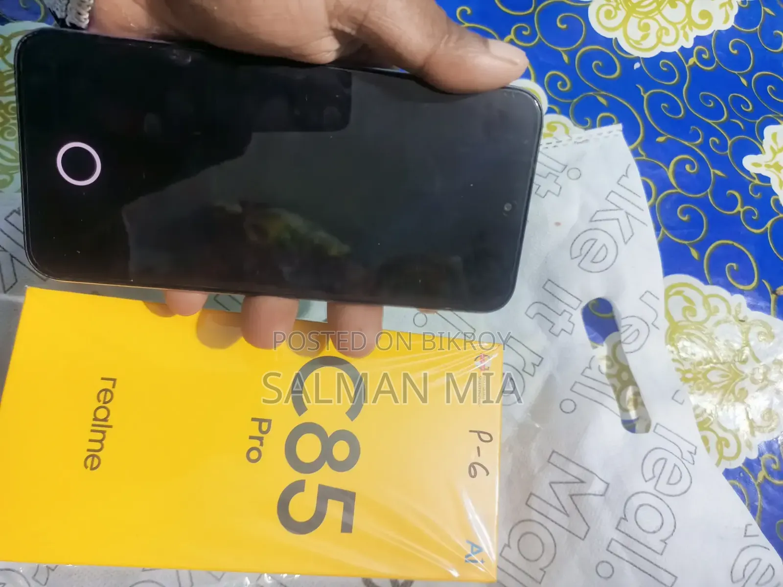 নতুন Realme C85 Pro ১২৮ জিবি নীল