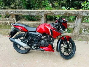 টিভিএস অ্যাপাচি আরটিআর ১৬০ ২ভি ২০১৮ লাল
