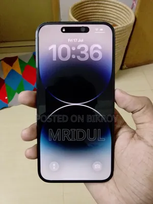 অ্যাপল আইফোন ১৪ প্রো ম্যাক্স ২৫৬ জিবি ব্ল্যাক