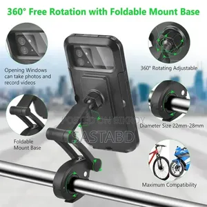 360° Rotation Waterproof Phone Holder Case for Bike Motorcycle