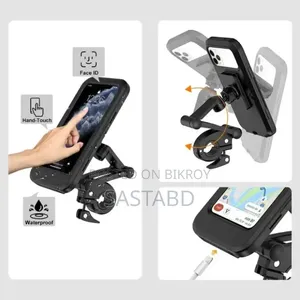 360° Rotation Waterproof Phone Holder Case for Bike Motorcycle
