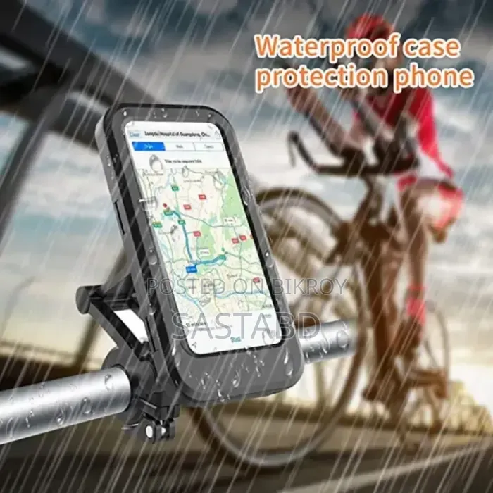 360° Rotation Waterproof Phone Holder Case for Bike Motorcycle