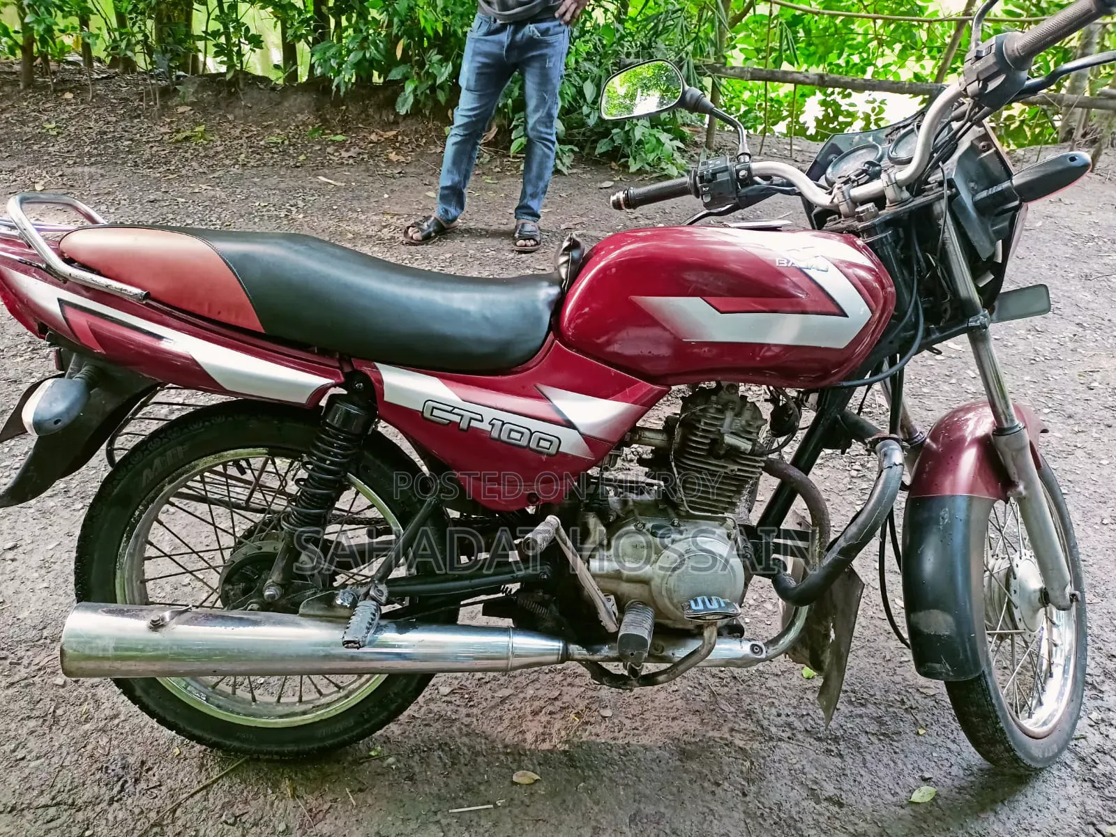 Bajaj CT 100 2012 Red