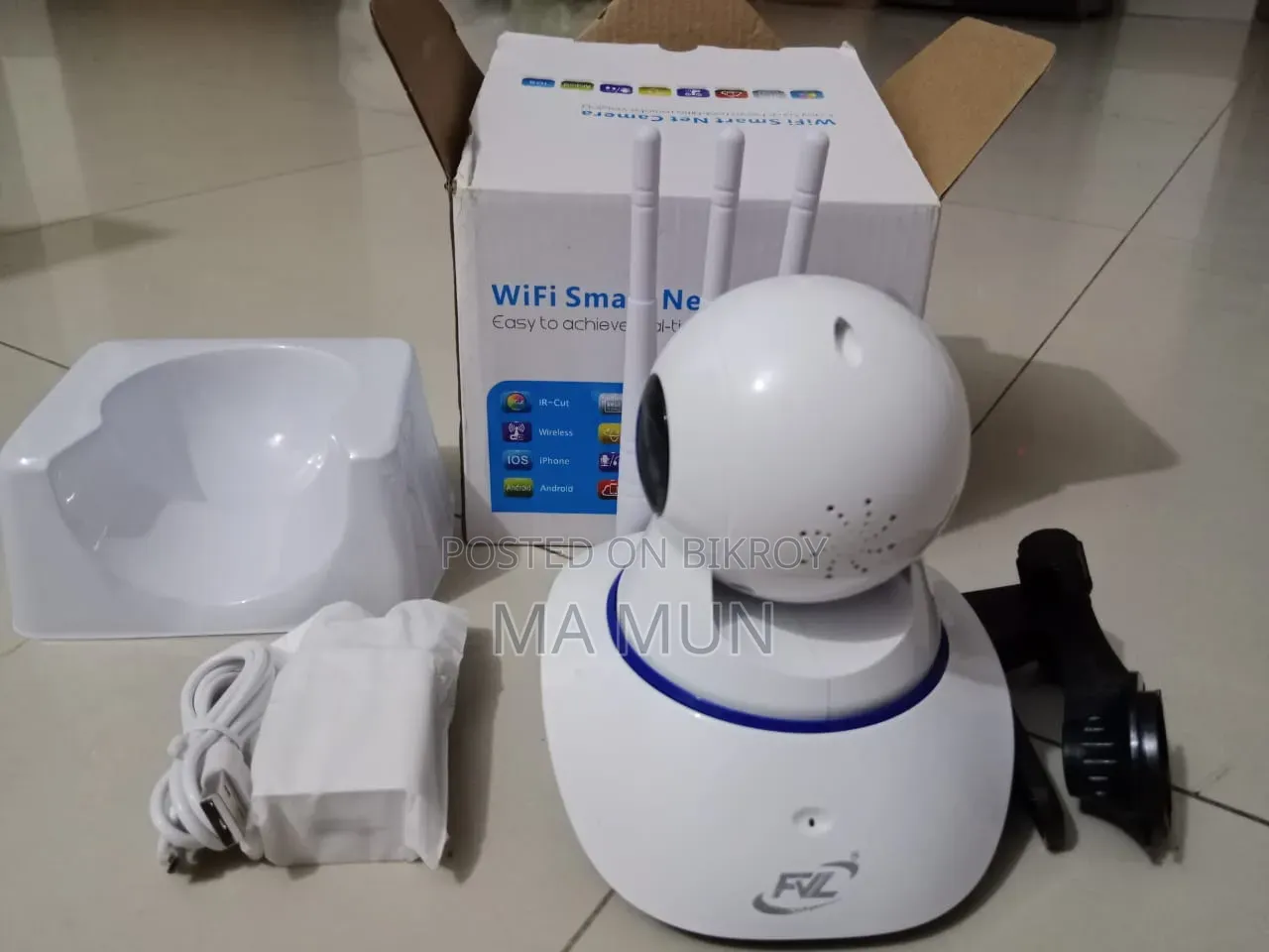 3 Antina Wifi Smart Net Camera V380 Apss