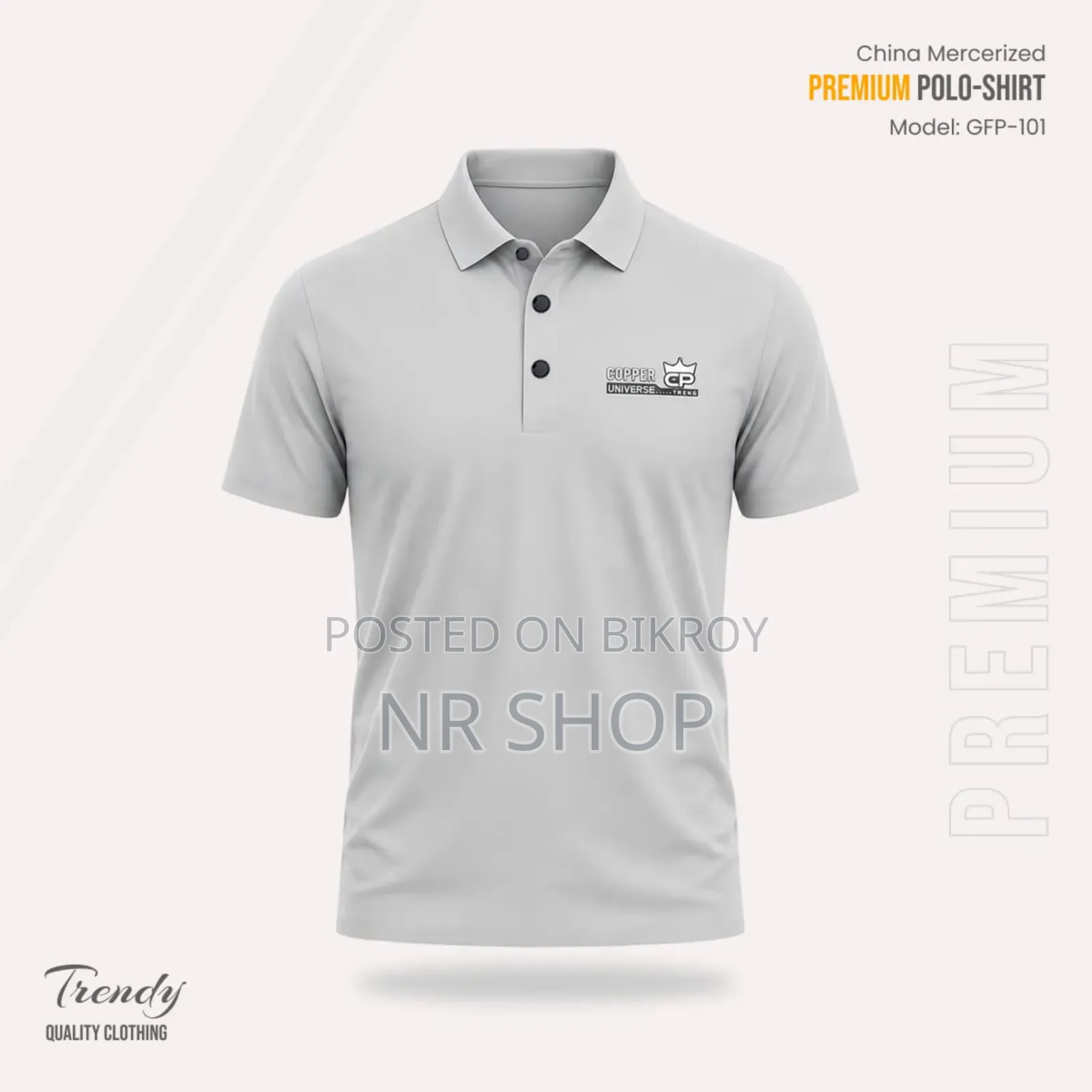 Royal China Mercerized Premium Polo Shirt