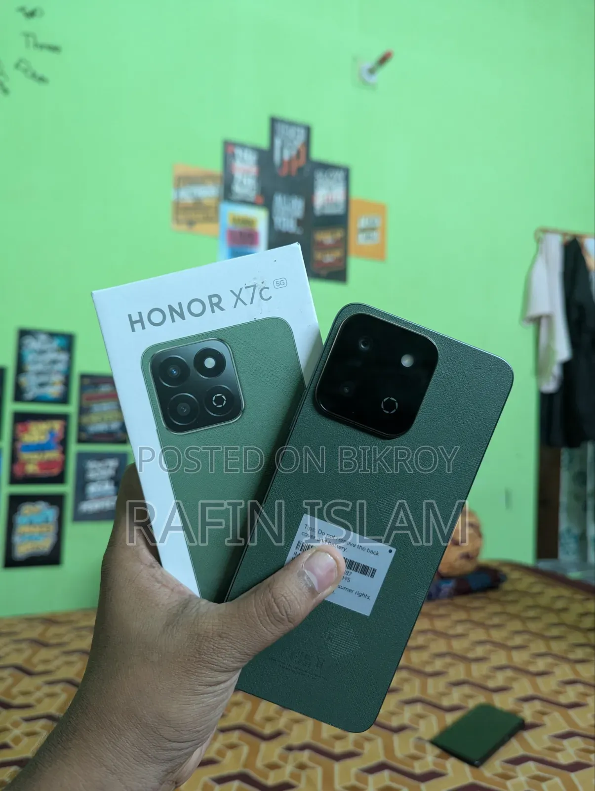 Honor X7c 256 GB Green
