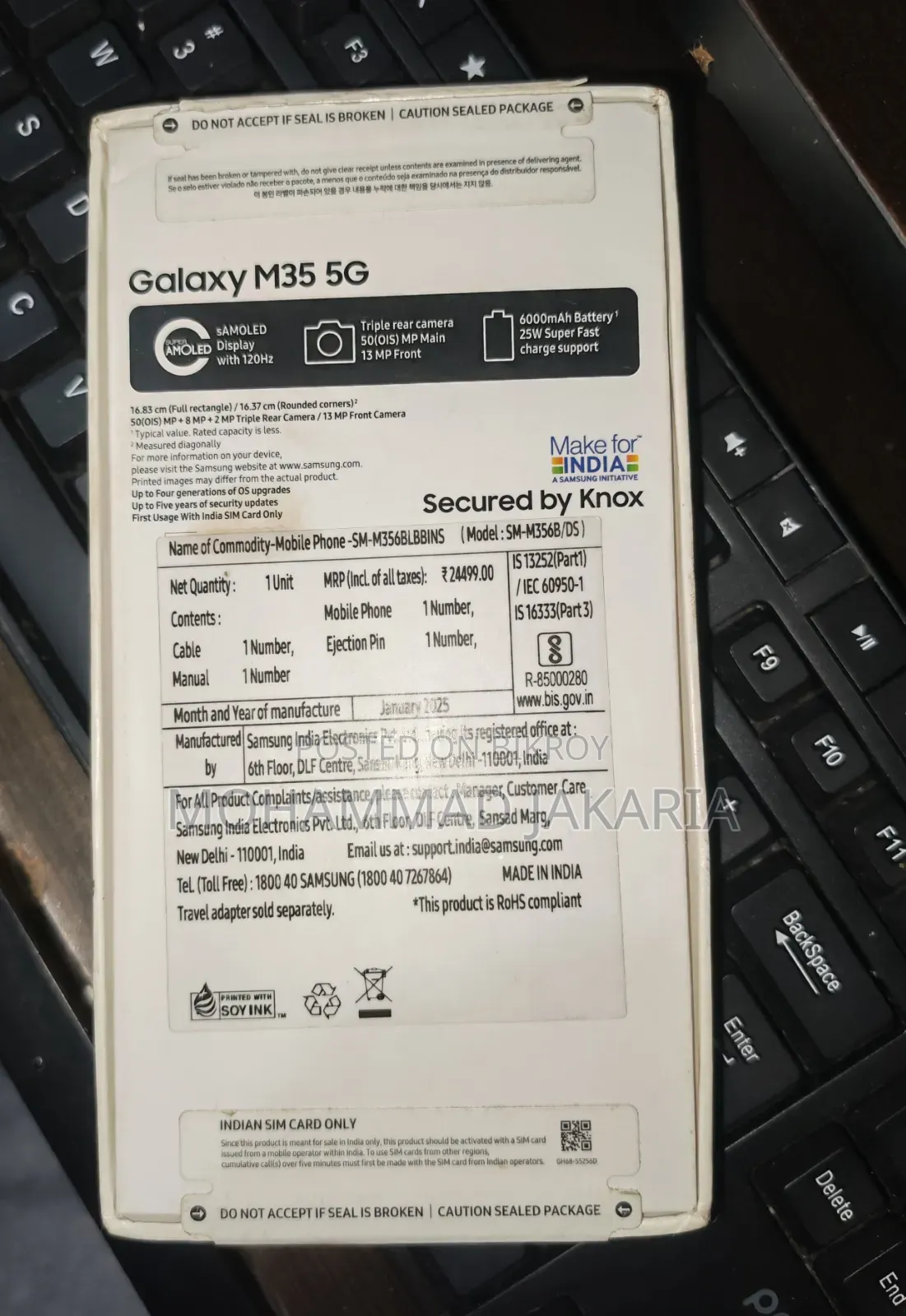 Samsung Galaxy M35 128 GB Blue