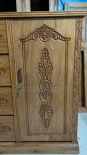 Attractive Design Mahogany Wood Wardrobe