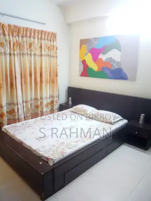 5 Feet 7 Inches Bed With 2 Side-Tables Including Mattress