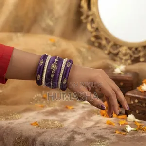 Premium Kundan Thread Bangles