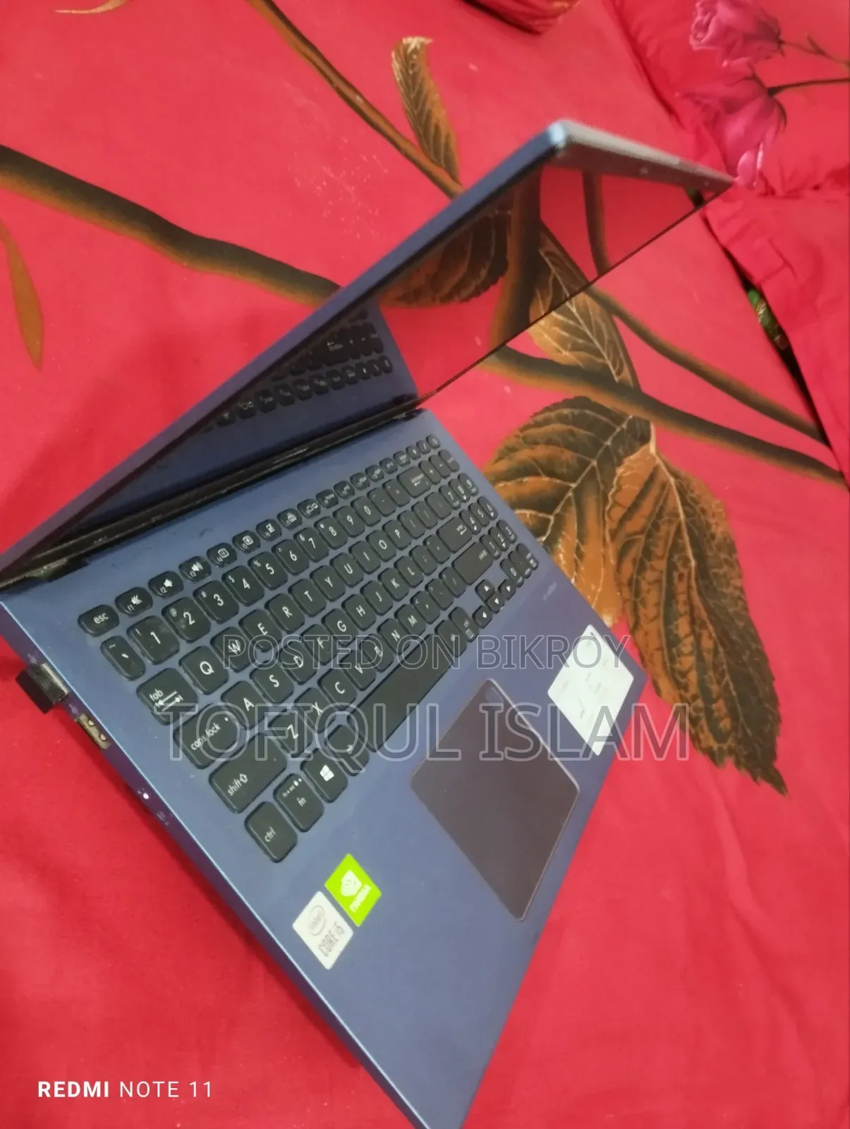 New Laptop Asus Vivobook 15 256GB Intel Core i5 SSHD+SSD 750GB
