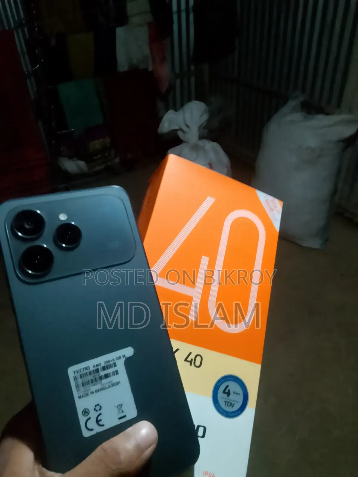 New Tecno Spark 40 256 GB Black
