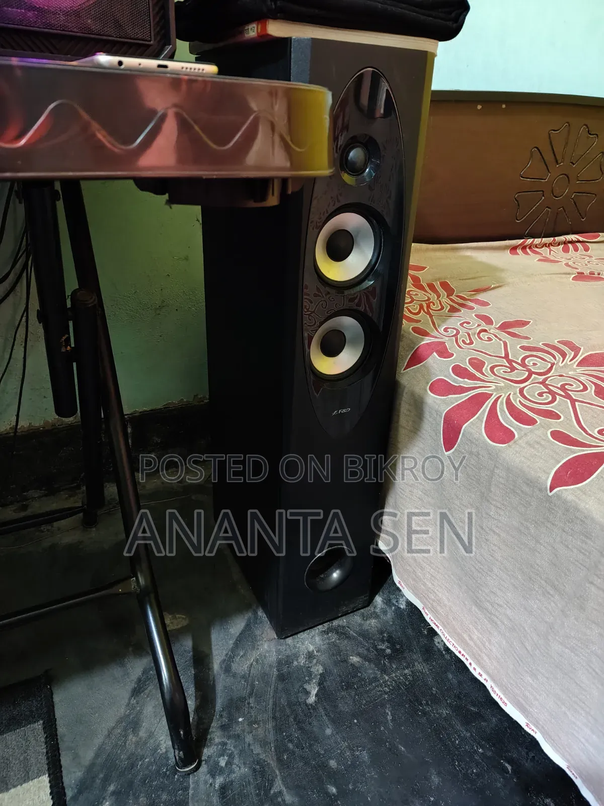 F&D T-60x ব্লুটুথ টাওয়ার স্পিকার (মাইক্রোফোনসহ)