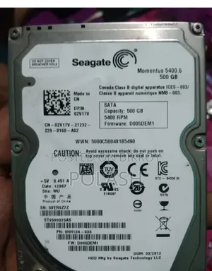 500GB Hard Disk