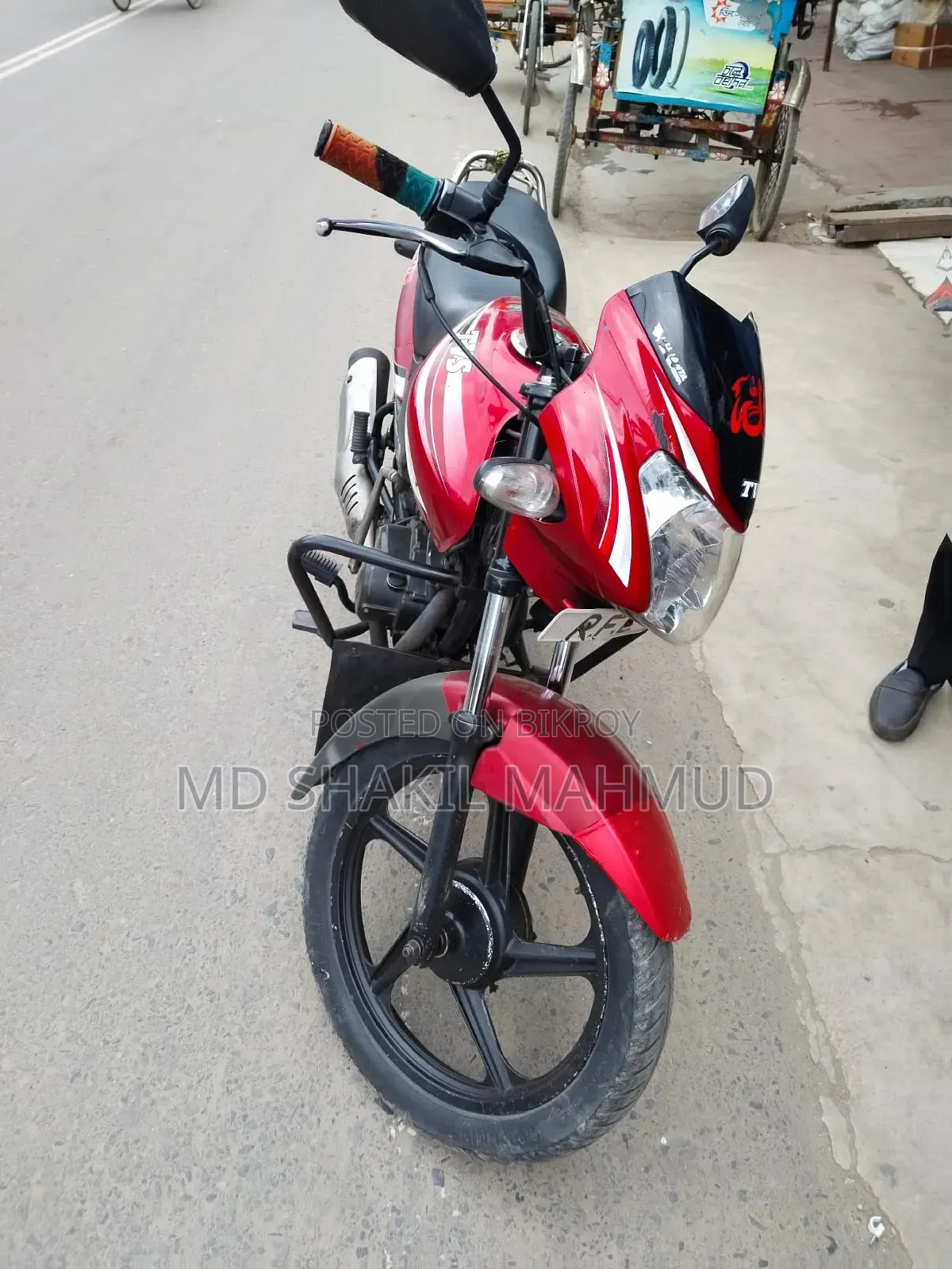 TVS Metro 2017 Red