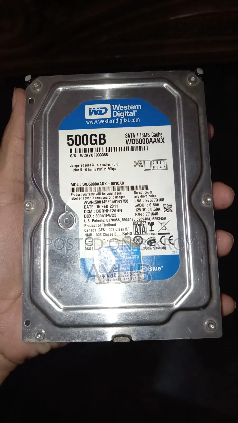 Hardisk 500GB
