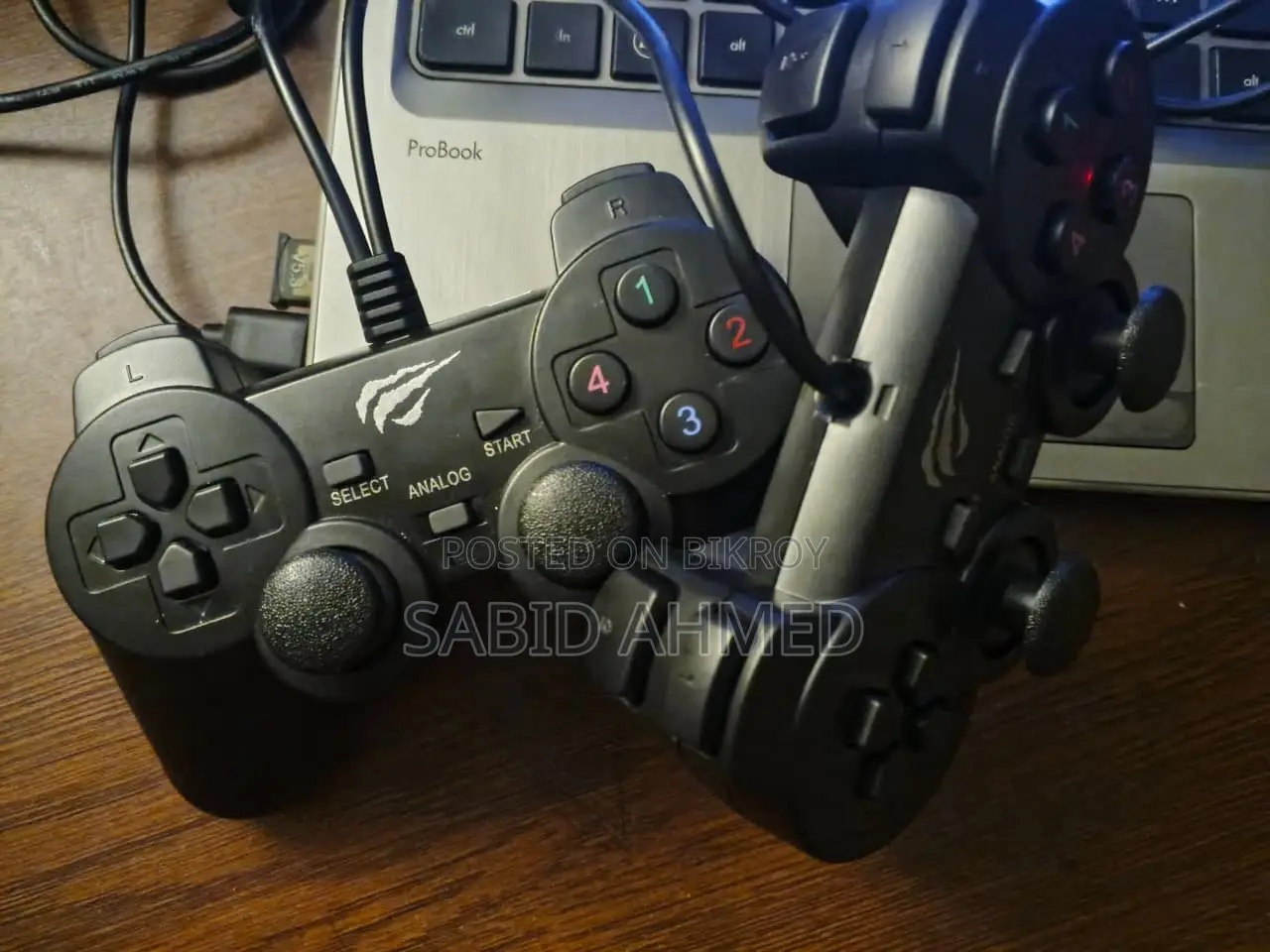 Gaming Controller Havit HVG61 USB Black Double Game Pad With Vibration