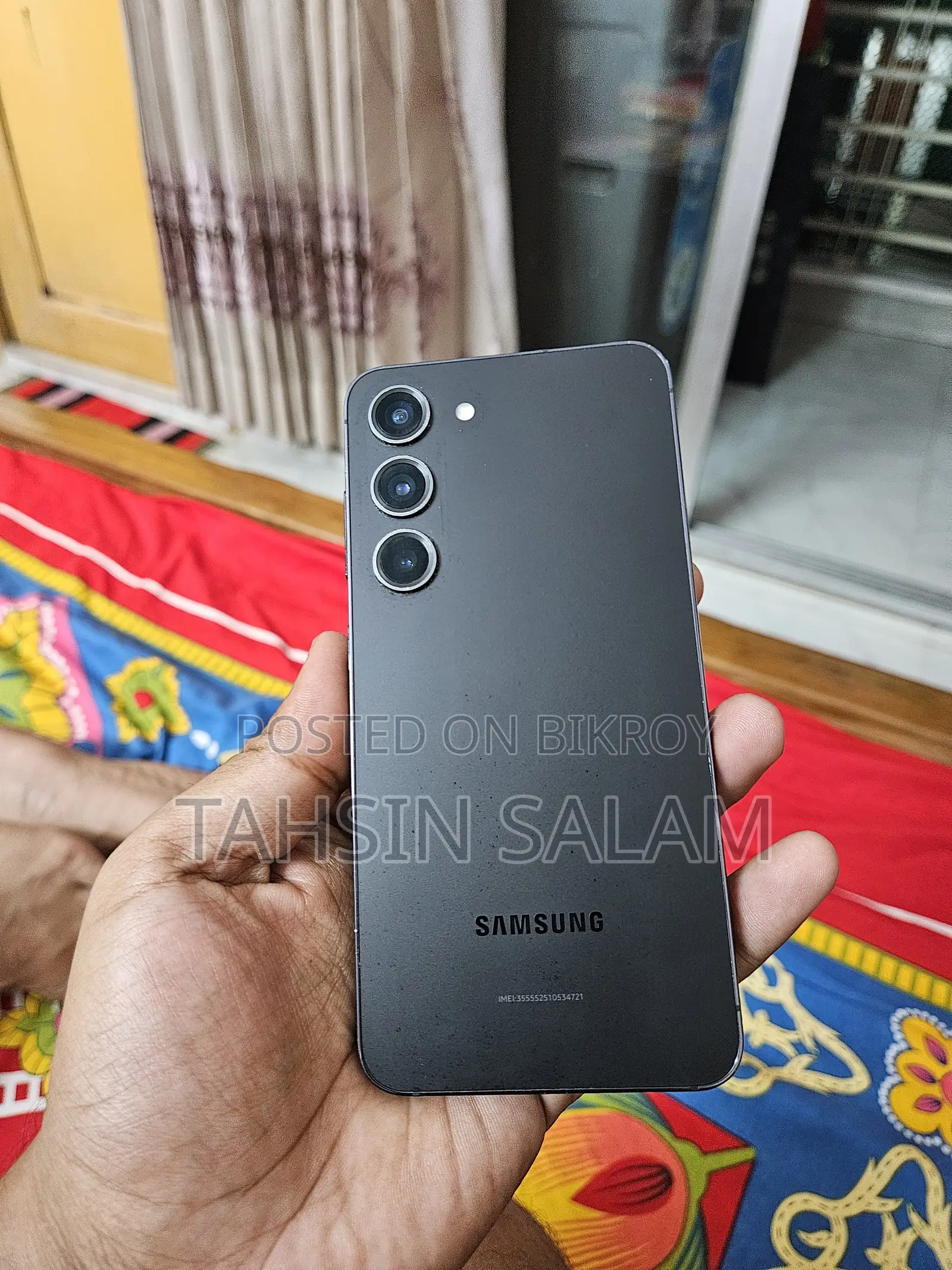 স্যামসাং গ্যালাক্সি এস২৩ ১২৮ জিবি কালো