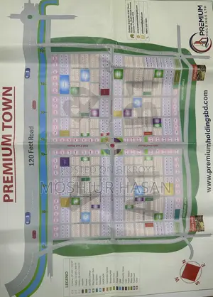 Plot for Sale in Purbachal Adjacent to 120 Feet Proposed Road.