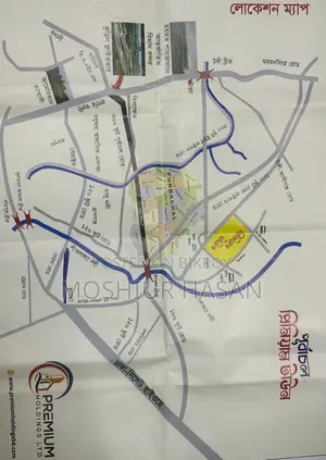 Plot for Sale in Purbachal Adjacent to 120 Feet Proposed Road.