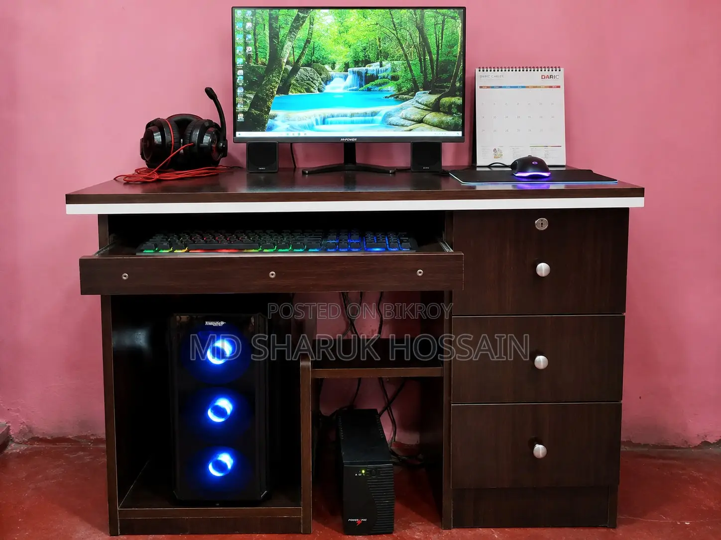 Desktop Computer MSI Nightblade MI3 8th 8GB AMD Ryzen 5 SSD 256GB