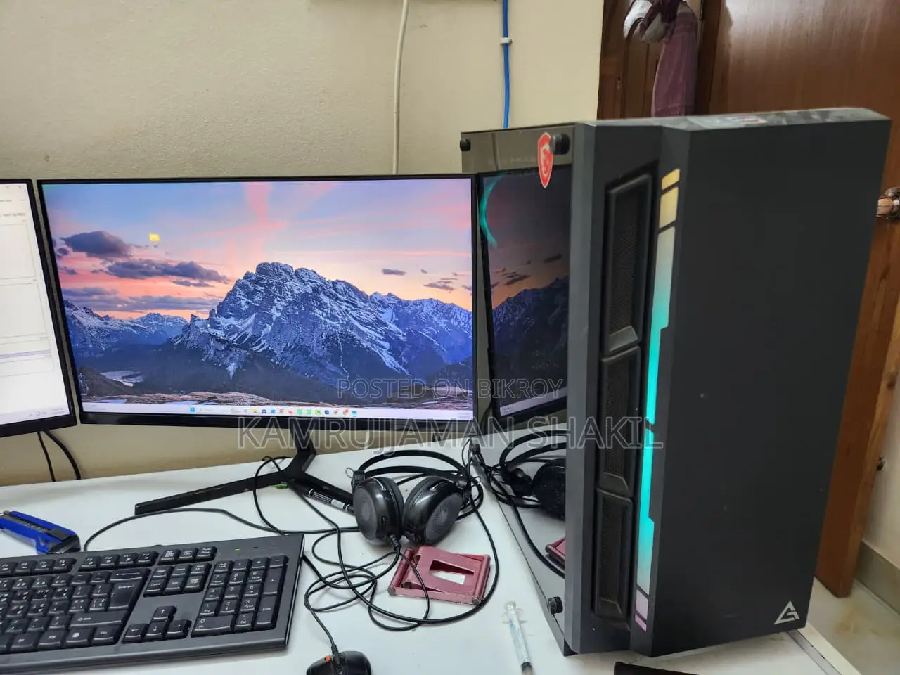 Desktop Computer 16GB AMD Ryzen 5 HDD+SSD 256GB