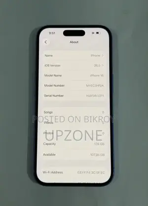 Apple iPhone 16 128 GB Blue