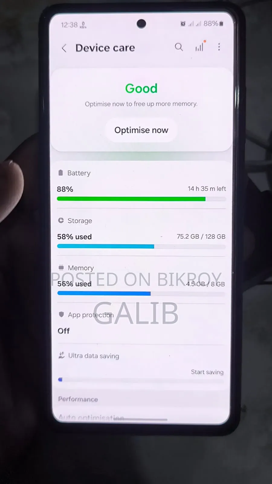 Samsung Galaxy A52 128 GB Black